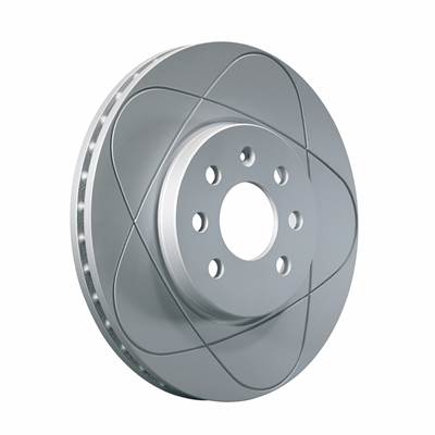 Coated brake discs